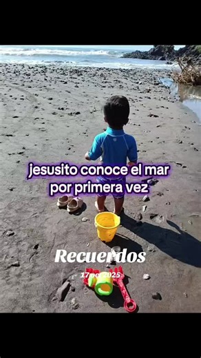 Jesúsito Conoce el Mar: Un Recuerdo Inolvidable en la Playa