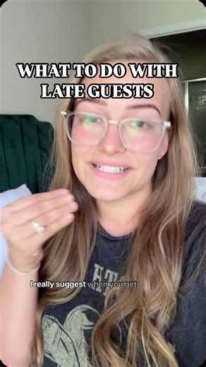 Julia Turley | Your Wedding Planning Bestie on Instagram: "Send to your fiance/e and talk about your plan for late guests! Here’s what I do⬇️ 1. 5 minutes pre-ceremony, I ask the officiant to direct guests and make sure everyone is seated because “ceremony start is imminent” 2. During the processional, I hold back late guests from entering the ceremony area until the music ends. 3. Once the ceremony is underway and everyone is seated (and newlyweds are at the altar) I will attempt to QUIETLY sea