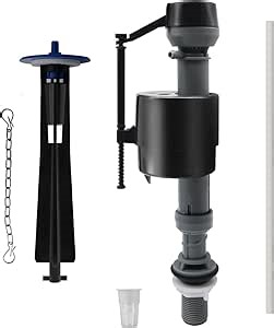 Canister Flush Valve Repair Kit & Toilet Fill Valve, Compatible with Kohler GP1229656 AquaPiston, Quiet & Water-Saving, Adjustable Float, G3/4" Inlet, Includes Filter, Refill Tube & Chain