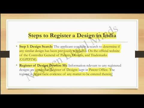 Registration procedure of Industrial Designs | Designs Act | Definition | Case law | Designs |