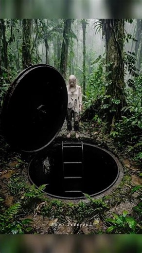 Secret Jungle Bunker 😱🔥 What’s Inside This Hole?#shorts