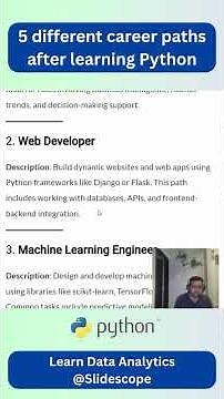 5 different career paths after learning Python