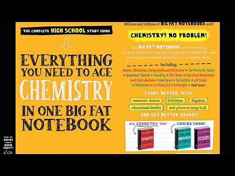 Everything You Need to Ace Chemistry in One Big Fat Notebook