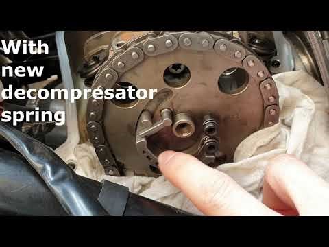 KTM 690 Auto decompressor failure (blocking during starting)
