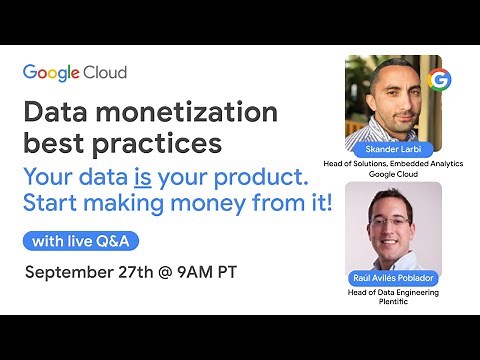Data monetization best practices. Your data is your product - start making money from it!