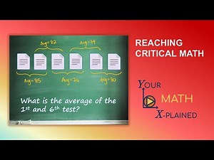 Before You Freak Out About Your Marks… Watch This! [Reaching Critical Math]
