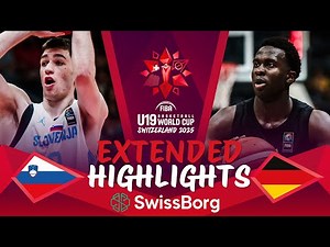 Slovenia 🇸🇮 vs Germany 🇩🇪 | Extended Highlights | FIBA U19 Basketball World Cup 2025
