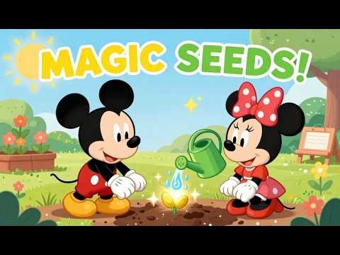 Mickey & Minnie’s Magical Schoolyard Gardening Adventure! 🌻