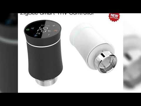 A must-have product! MOES TRV ZigBee 3.0 Tuya New Radiator Actuator Valve Smart Programmable Therm