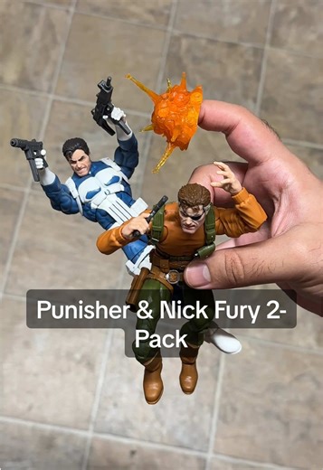 Dynamic Poses with Marvel Legends Punisher & Nick Fury