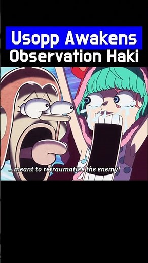 Usopp Awakens Observation Haki to Protect Luffy (One Piece)