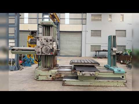 TOS (Czech) W100A Table-type Horizontal Boring Machine - Table Size 1250 mm x 1250 mm