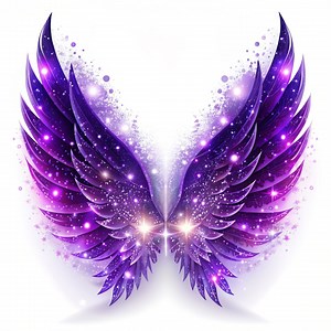 Watercolor Angel Wings Clipart: Heaven PNG, SVG Bundle - Etsy