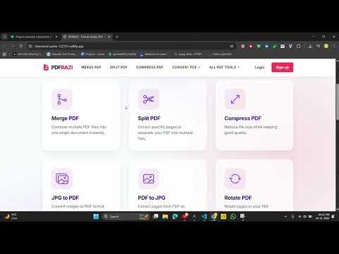 PDFBAZI – Free Online PDF Tools Web App | Merge, Split, Compress & Convert PDFs