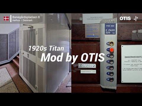 Vintage Titan (Mod. OTIS) Traction Elevator | Banegårdspladsen 8, Aarhus, DK