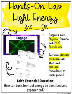 Science Hands-On Light Energy {3rd/4th/5th}