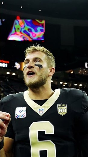 Tyler Shough "Let that dog out!" #saints #nfl #shorts