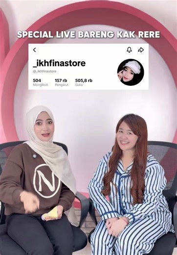 Live Promo Noera Besok jam 11:00 di @_ikhfinastore