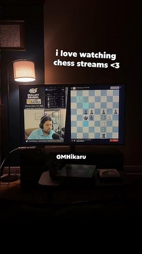 Watching Chess Streamers 🥰♟️