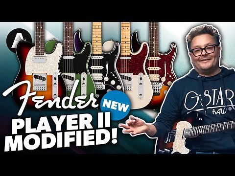 Fender Player II Modified - Noiseless Pickups, Locking Tuners & More!!!