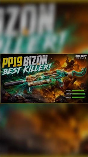NEW Legendary PP19 Bizon Mayan Malediction META Loadout🔥COD Mobile #shorts #ytshorts #viral#cod#codm