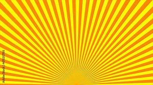 background with sun rays. radial rising sun burst loop. geometric art and comic style background animated 4k