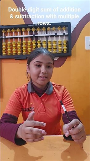 2 digit addition & subtraction sum with multiple rows #abacus #concentration #mentalmath #listening