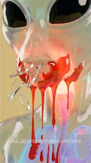 Alien Eats LAVA LAMP 🤤🌋 (Satisfying 3D)