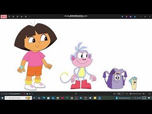 Nick Jr's Dora The Explorer Dora & Boots & Map & Backpack Voice Clips