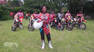 African lady bikers make strides