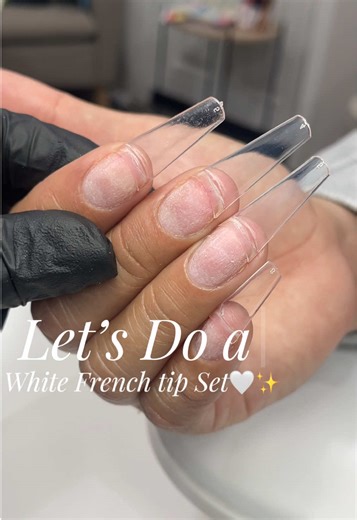 Stunning White French Tip Nail Tutorial