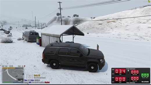 running radar. #fivem #gta5rp #statetroopers #tahoe #chevy #blacktahoe #modded