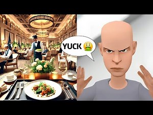 classic caillou misbehaves at a Five-Star Restaurant/ grounded