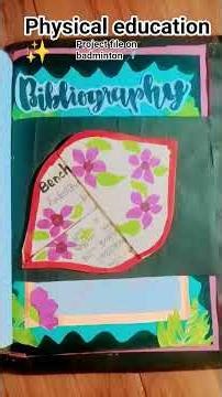 Badminton 🏸 project file | Physical education. | Class 11th 😁...#badminton