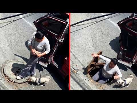 Accident: Woman Falls Into Manhole ☠️