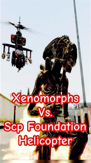 Xenomorph Warriors Vs. Scp Helicopter Encounter