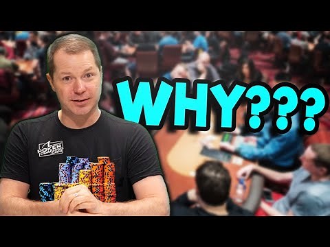 You Should LATE REGISTER For Poker Tournaments!!!!!!!!