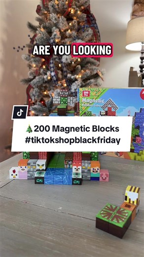 🎁 200-Piece Magnetic Block Set Spark imagination and creativity this Christmas! Build, learn, and explore endless possibilities—perfect for curious minds and hands-on fun! #MagneticBlocks #STEMToys #HolidayGifts #CreativeKids #tiktokshopblackfriday