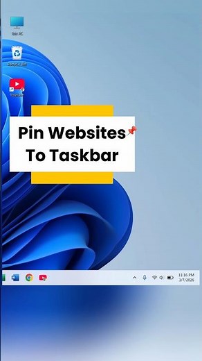 Pin Websites to Taskbar | Windows Taskbar filled with Websites.
