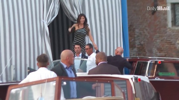 La dolce vita! Jeff Bezos and Lauren Sanchez leave Venice hotel