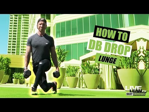 How To Do A DUMBBELL CURTSY LUNGE | Exercise Demonstration Video and Guide