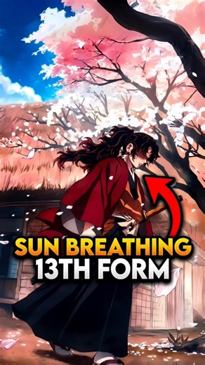 is the 13th form of sun breathing was created for?? #demonslayer #trending #viral #anime #yoriichi