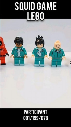 Squid Game Lego Stop Motion #shorts