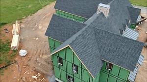 Check out this video taken by a drone of Architectural Designs Modern Farmhouse Plan 62544DJ under construction in Pennsylvania. Ready when you are! Where do YOU want to build? Specs-at-a-glance 4 beds 3.5 baths 2,700 sq. ft. Plans: https://www.architecturaldesigns.com/62544dj #readywhenyouare #houseplan #modernfarmhouse #62544dj | Architectural Designs - House Plans