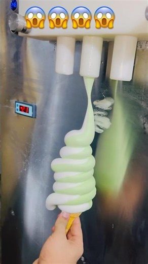 You Won’t Believe How Fast This MachineMakes Ice Cream! #icecream #viral #satisfying #shorts #ice