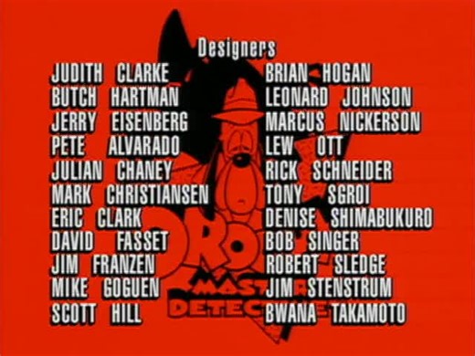 Droopy, Master Detective Credits | Retro Junk
