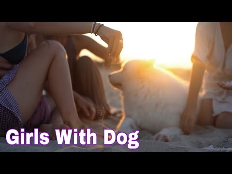Lesbian Girls Enjoy With Dog