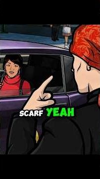 The rampage . #archer #animation #cartoons #viral #shorts