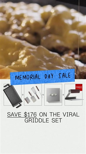 4.2K views | Our Summer Sale is live—and for the first time, the viral Griddle is on sale and comes with a free gift. Get the full set plus a free $79 Grill Press. That’s a total savings of $176. *Only available while supplies last. | Made In Cookware | Facebook
