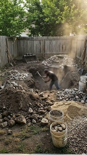 Backyard ➜ Luxury Waterfall Garden Transformation 🌊 Stunning Garden Upgrade